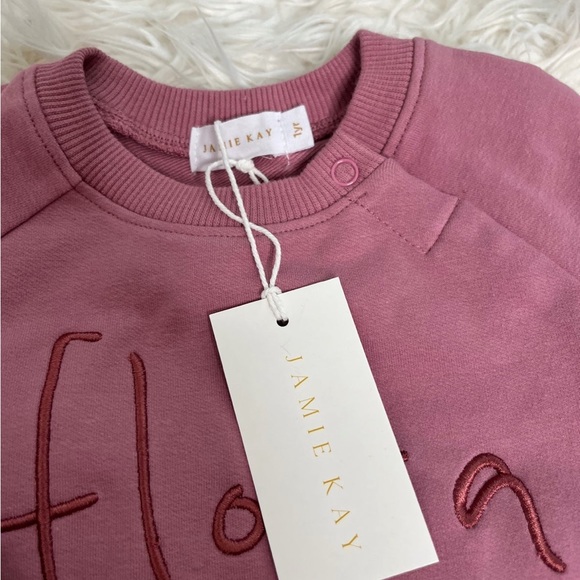 NEW Jamie Kay Flora Sweat Sweater Plum - Picture 4 of 5